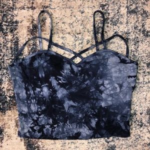 Women’s Tie-Dye Strappy Crop Tank